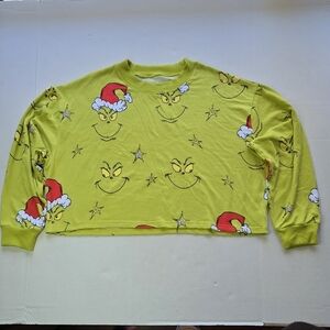 Grinch Lounge Crop Top